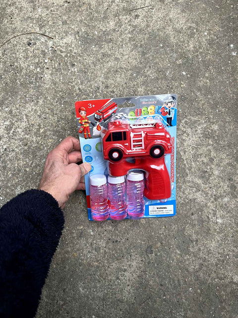 Fire Truck Bubble Blower