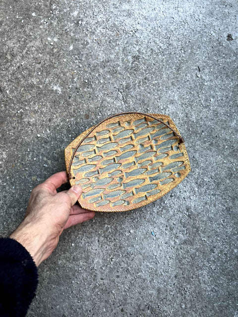 Fish Pattern Ceramic Serving Tray
