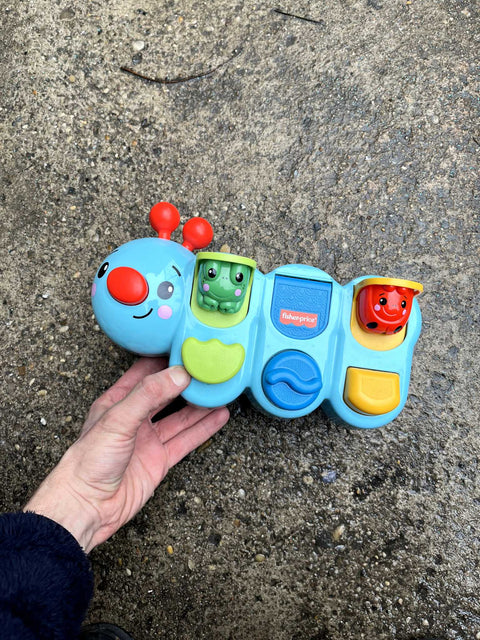 Fisher Price Caterpillar Pop-Up Rups Toy