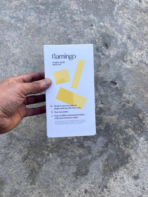 Flamingo Pubic Hair Wax Kit