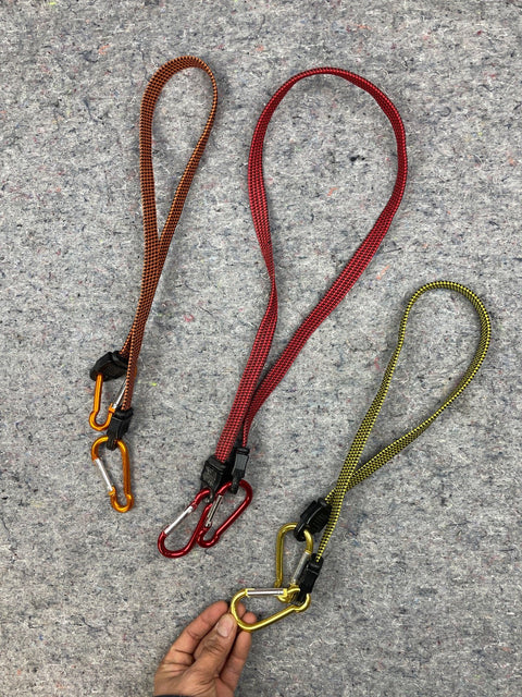 Flat Carabiner Bungee Cords