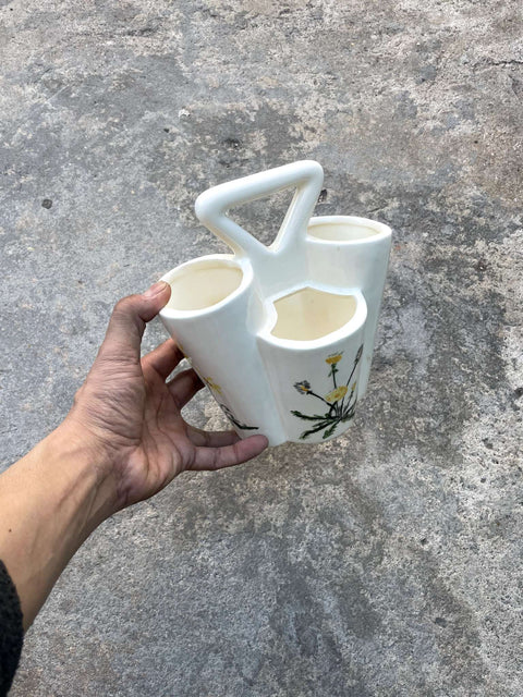 Floral Ceramic Holder