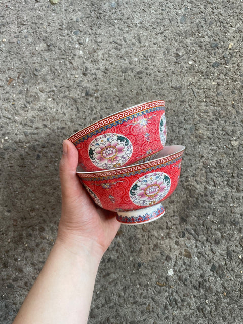 Floral Patterned Bowls