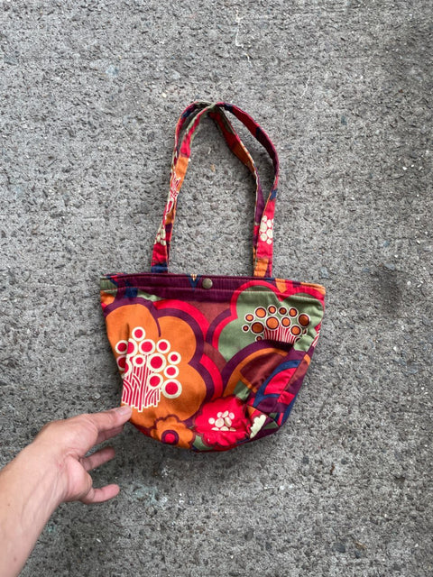 Floral Retro Tote Bag
