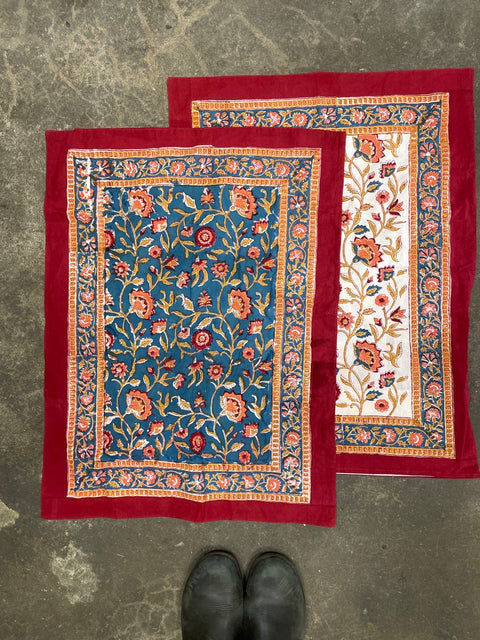Set Of Floral Pillow Cases, 27x20"