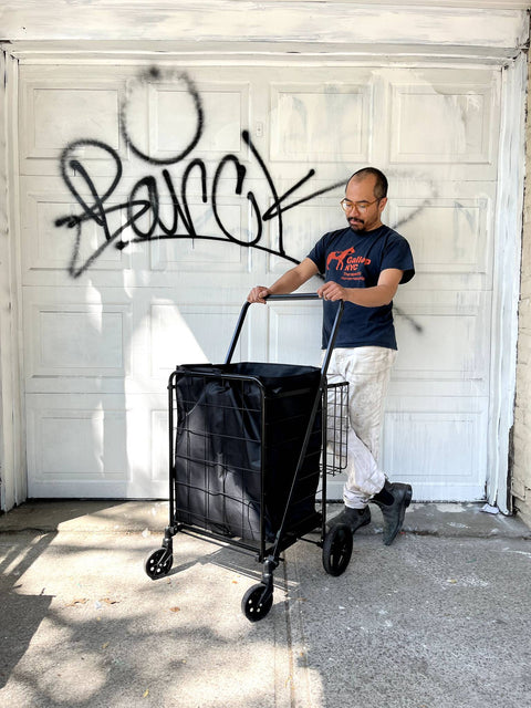 Foldable Cart For Laundry Or Groceries