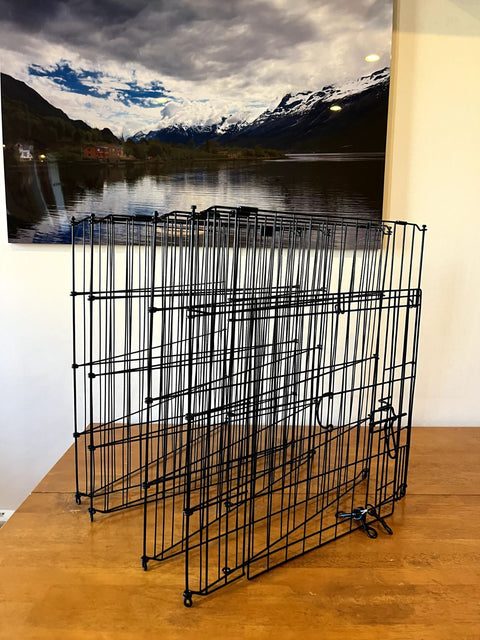 Foldable Crate For A Small Dog, W24xH24"