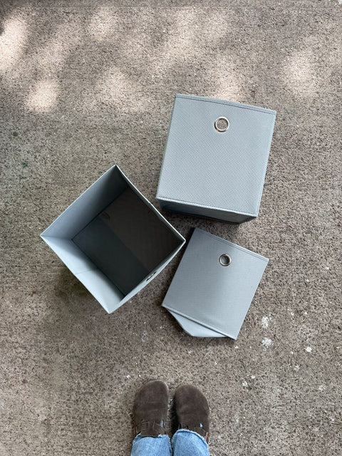 Foldable Fabric Storage Bins