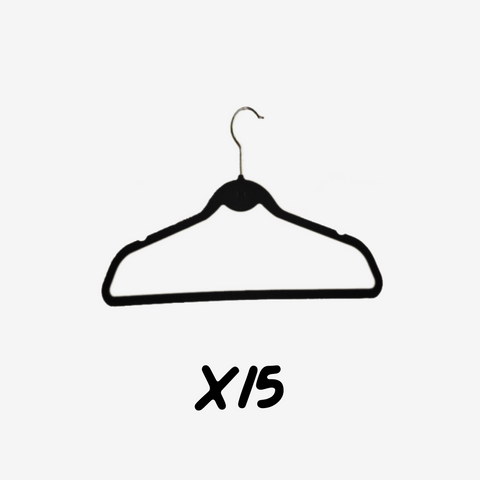 15 Non-Slip Velvet Hangers