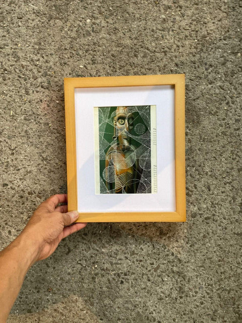 Framed Abstract Face Art