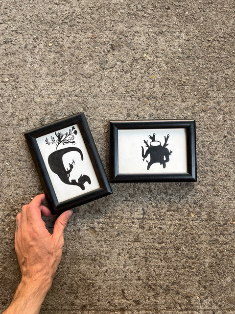 Framed Body Nature Artworks, 5x7.5"