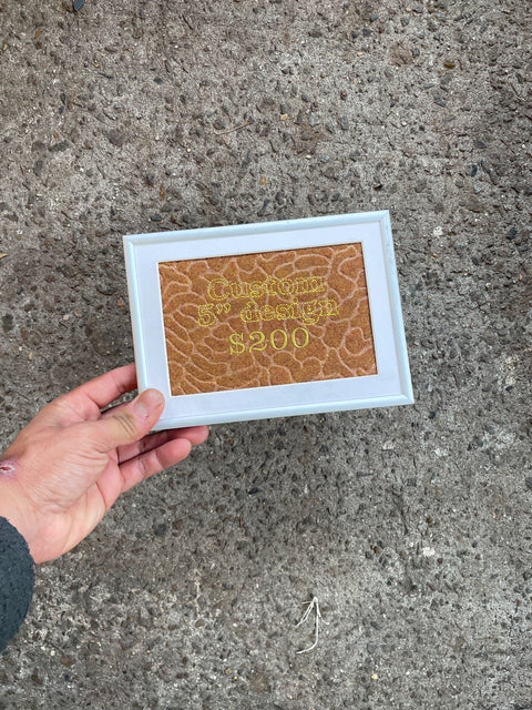Framed Custom Embroidered Art