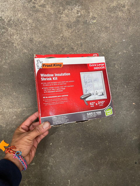 Frost King Insulation Shrink Kit, 62x210"