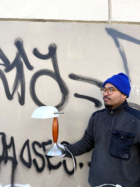 Frosted Glass Desk Lamp
