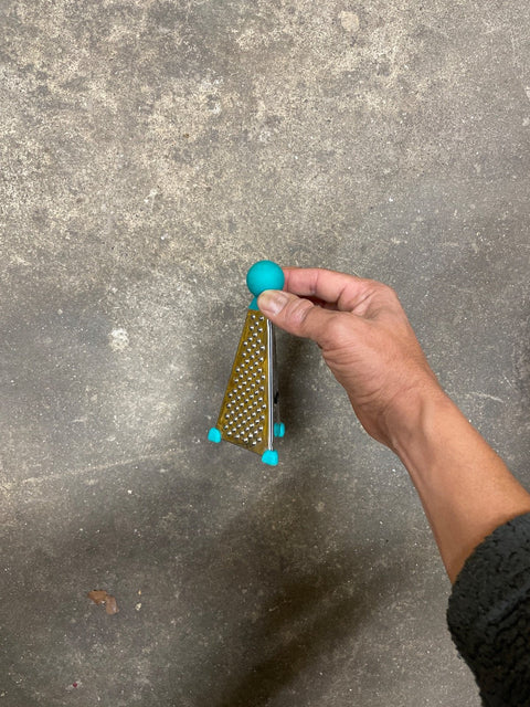Funky Teal Cheese Grater