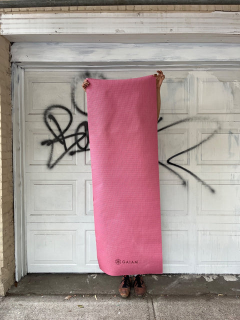 Gaiam Pink Yoga Mat