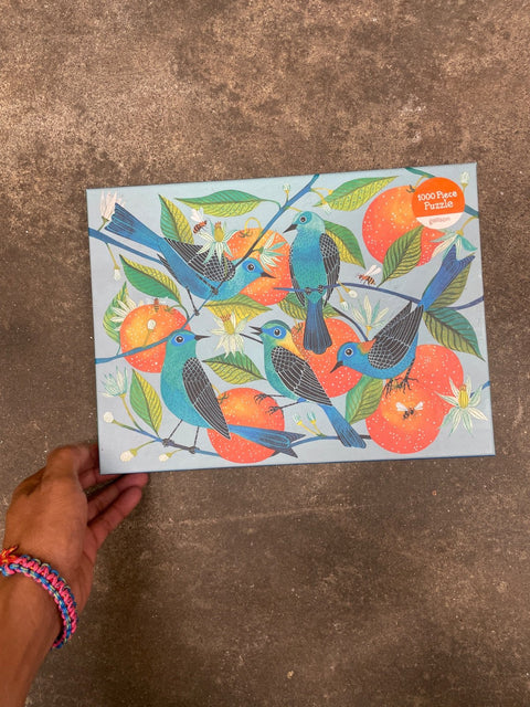 Galison Bird And Orange Puzzle