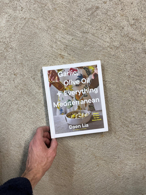 Garlic, Olive Oil + Everything Mediterranean Cookbook