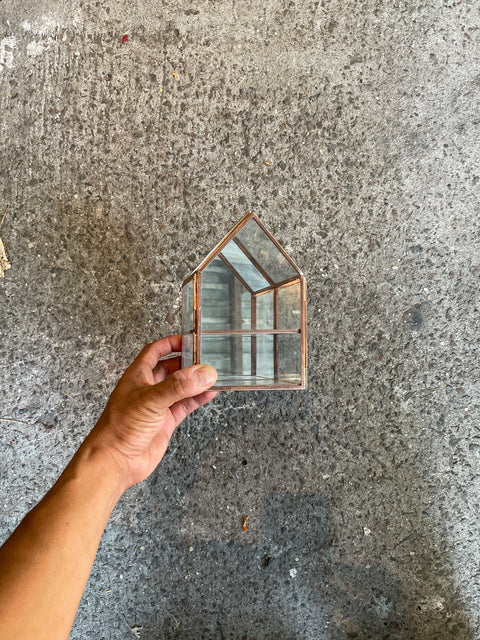 Geometric Glass House Terrarium