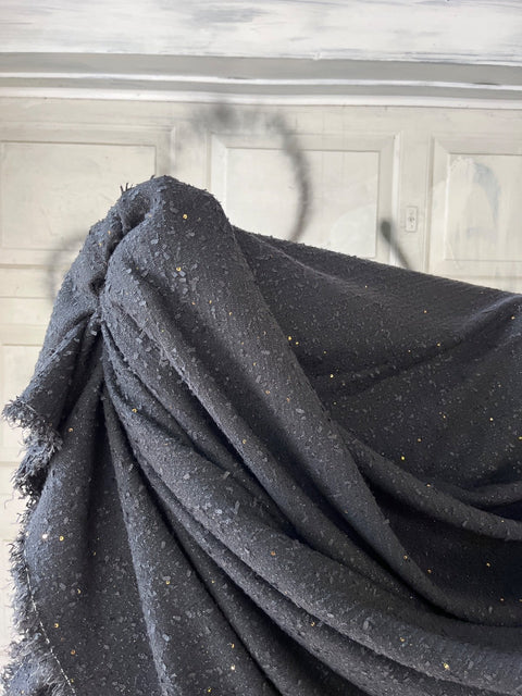 Giant Black Starry Fabric