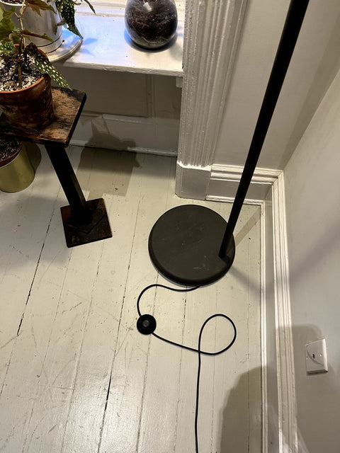 Giant IKEA Hektar Dark Gray Floor Lamp, 71” Tall