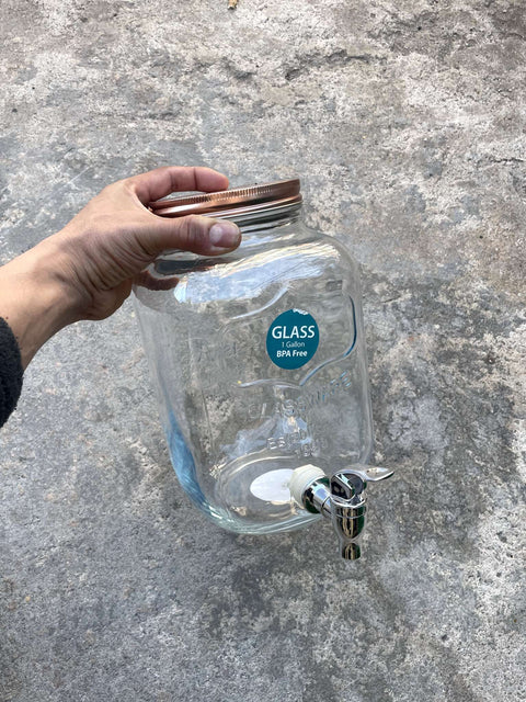 Glass Beverage Dispenser
