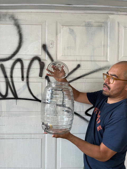 Glass Beverage Dispenser