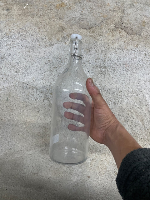 Glass Bottle With Swing Top