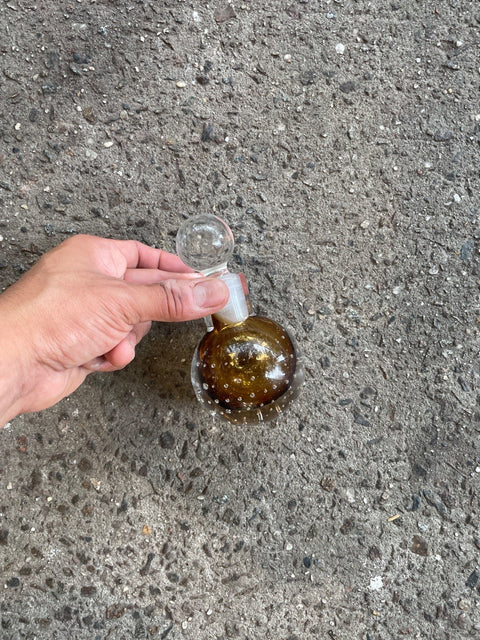 Glass Bubbles Bottle