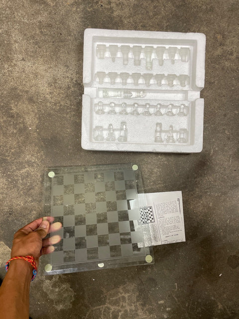 Glass Chess Set