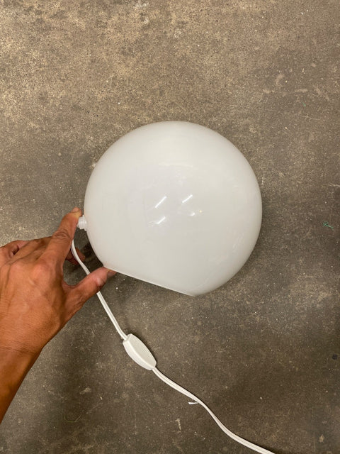 Glass Globe Table Lamp