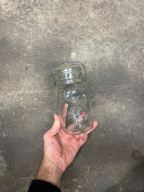 Glass Mason Jar With Lid