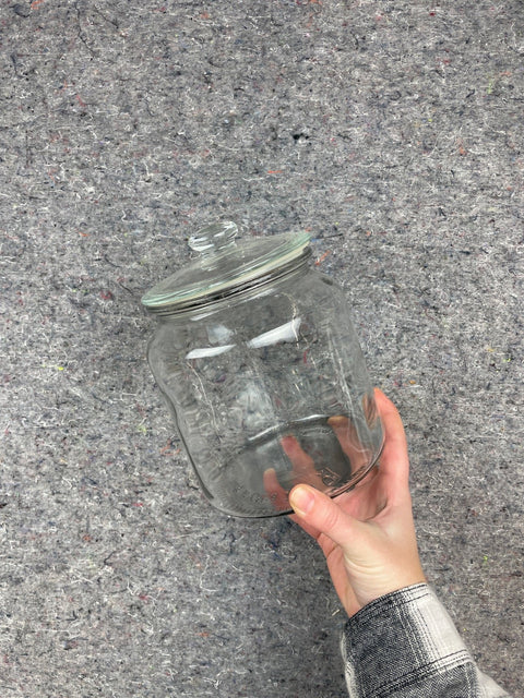 Glass Storage Jar With Lid