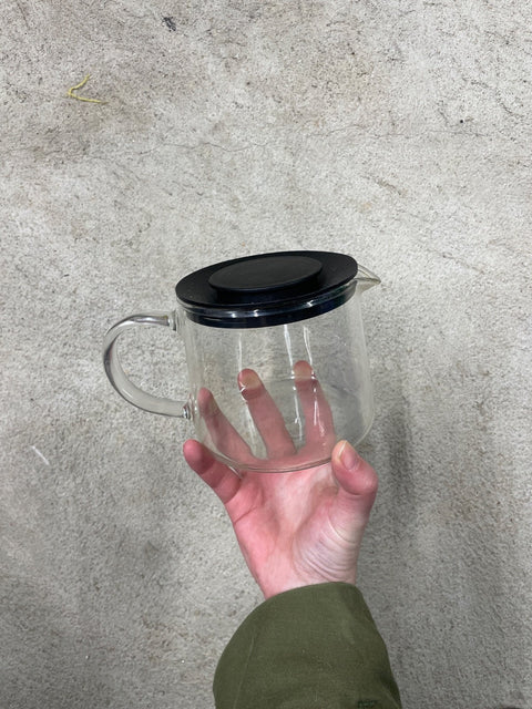 Glass Tea Pitcher With Lid
