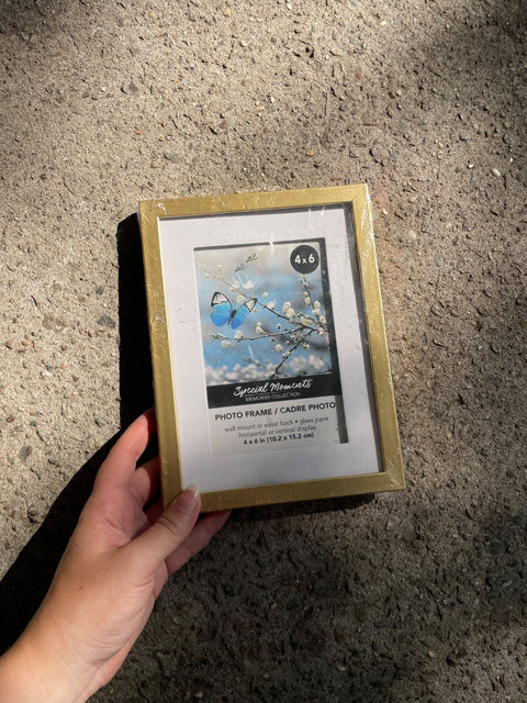 Gold Photo Frame, 4 x 6 in