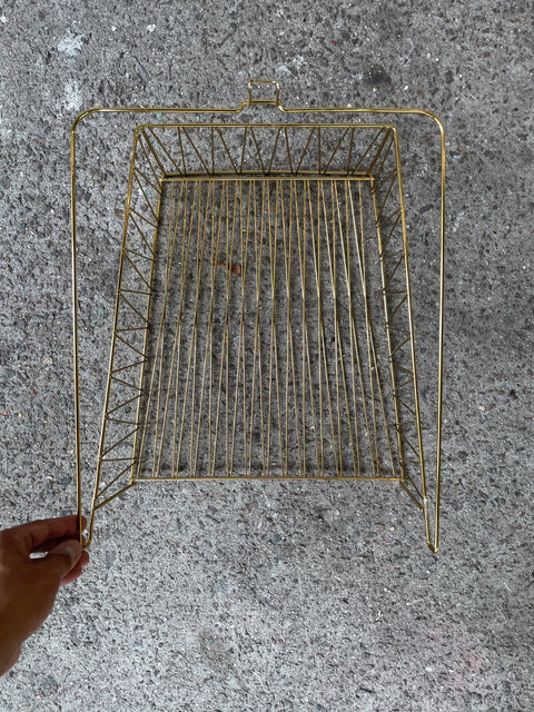Gold Wire Storage Baskets