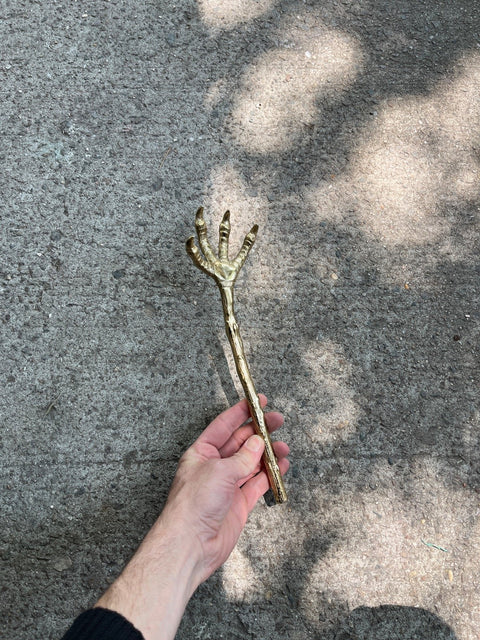 Golden Bird Foot Back Scratcher
