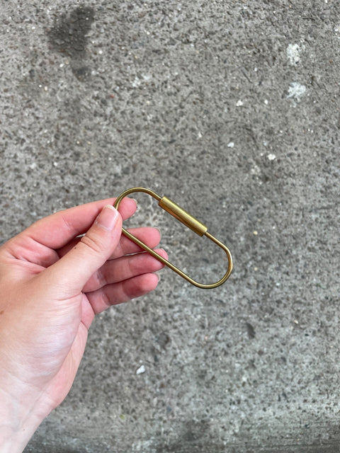 Golden Carabiner Key Holder