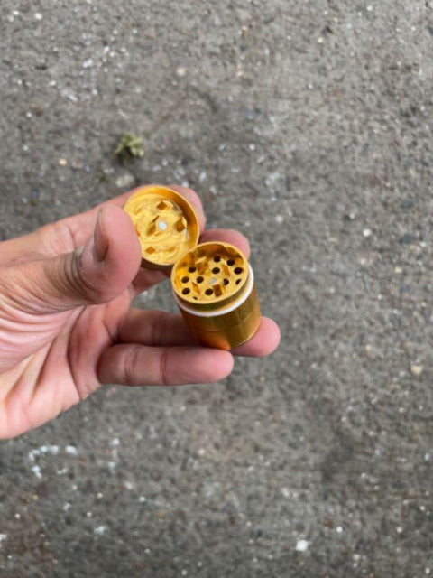 Pocket Golden Herb Grinder