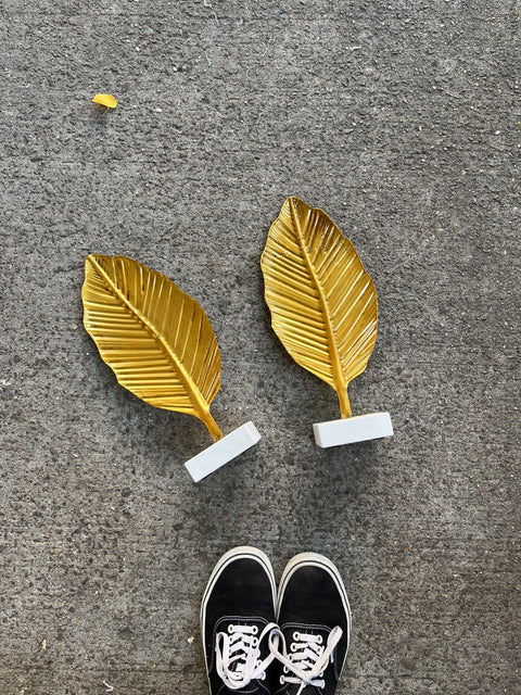 Golden Leaves Table Decor