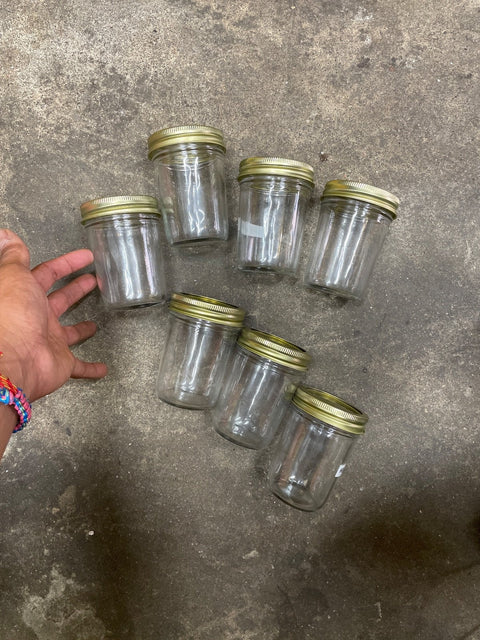 Golden Lid Jars