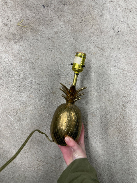 Golden Pineapple Lamp
