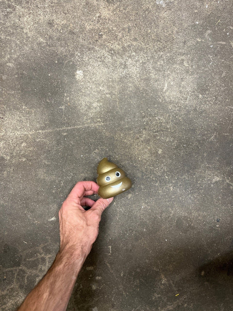 Golden Poop Emoji Squeeze Toy