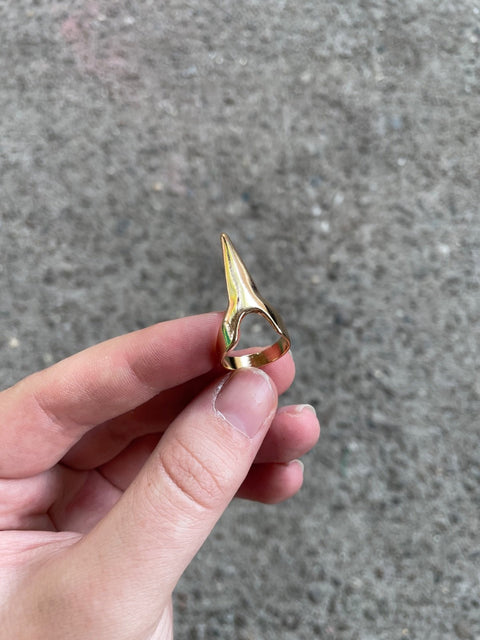 Golden Spike Ring