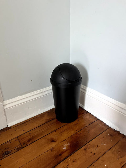 Good Ol Black Plastic Trash Can