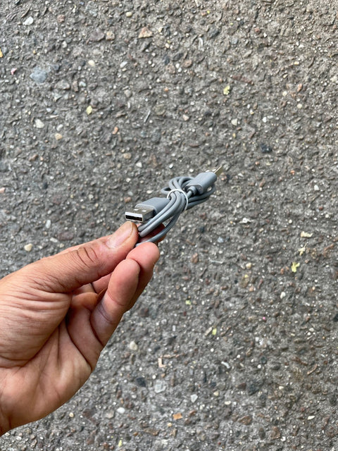 Gray Charger Cable