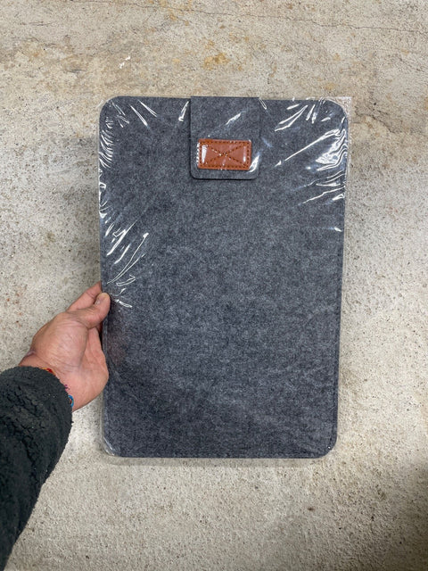 Gray Felt Laptop Sleeve, Unused