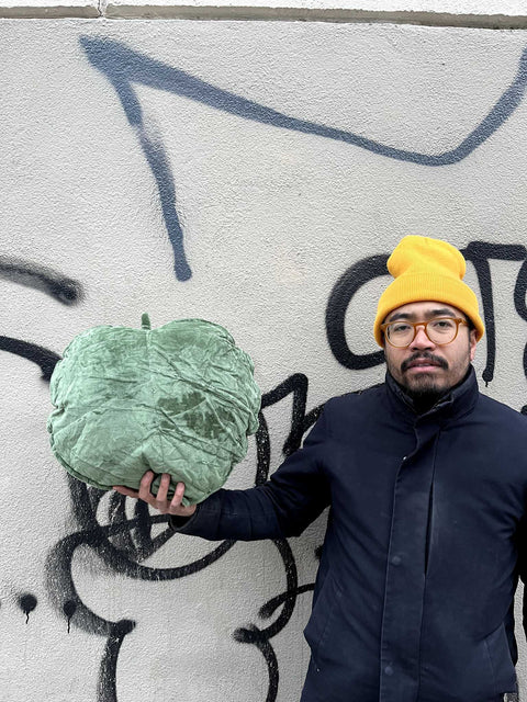 Green Cabbage Pillow
