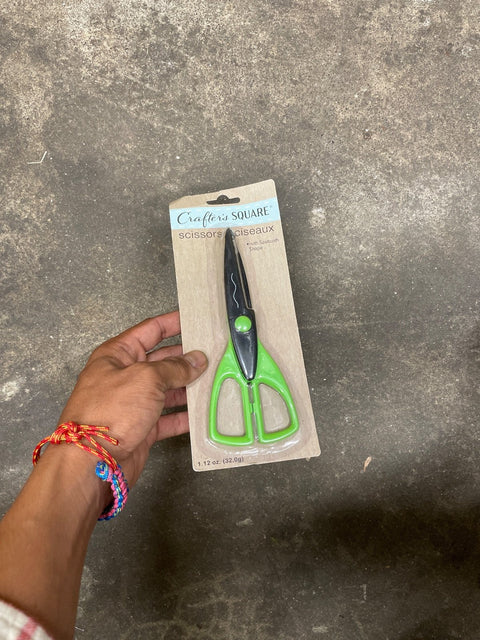 Green Crafter's Square Scissors