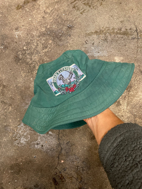 Green Dead Straight Bucket Hat